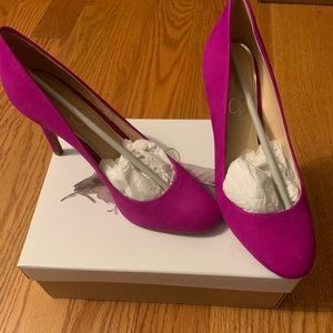 Jessica Simpson Magenta Heels